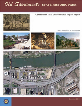 Old Sacramento State Historic Park Draft General Plan/ Final Environmental Impact Report