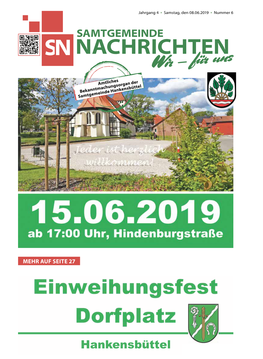 Samtgemeinde Nachrichten Juni 2019