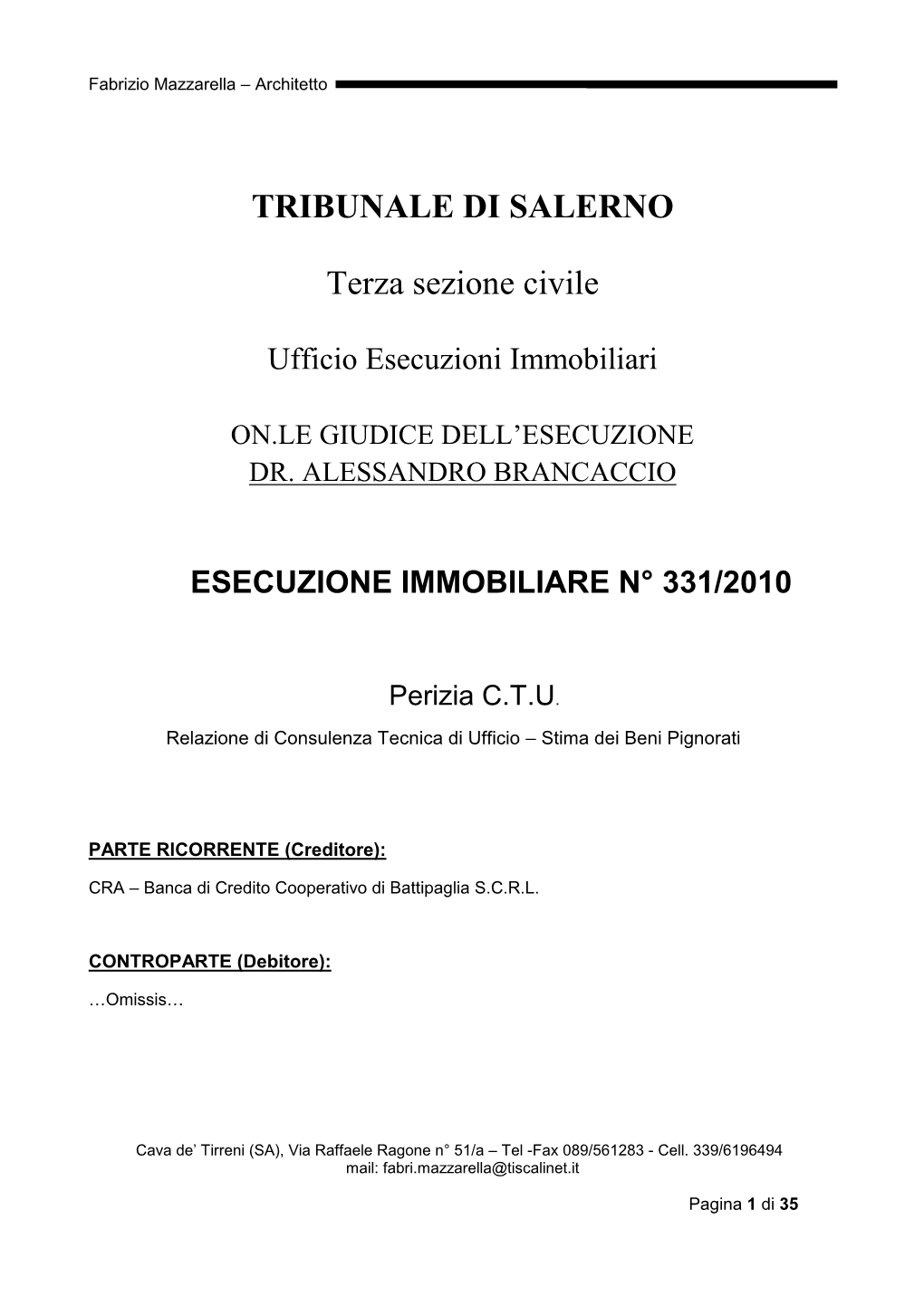 Pretura Circondariale Di Salerno