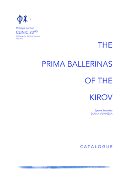 The Prima Ballerinas of the Kirov
