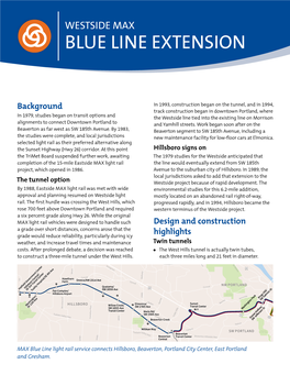 Westside Max Blue Line Extension