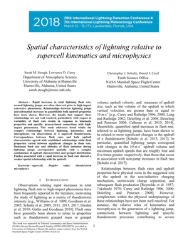 Spatial Characteristics of Lightning Relative to Supercell Kinematics and Microphysics