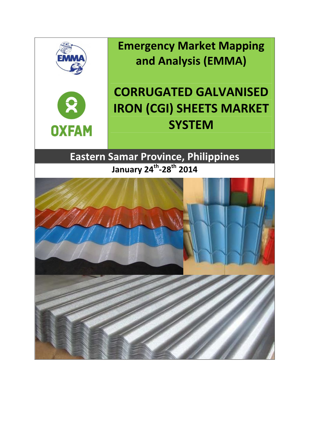 Corrugated Galvanised Iron (Cgi) Sheets Market System