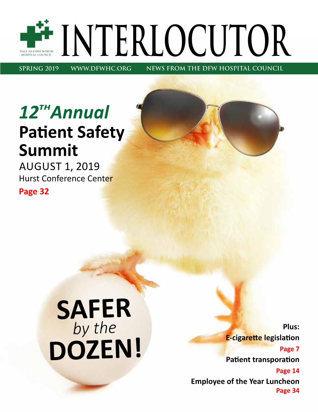 Interlocutor Spring 2019 News from the Dfw Hospital Council