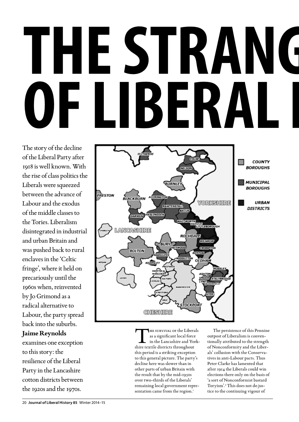 85 Reynolds Strange Survival Liberal Lancashire