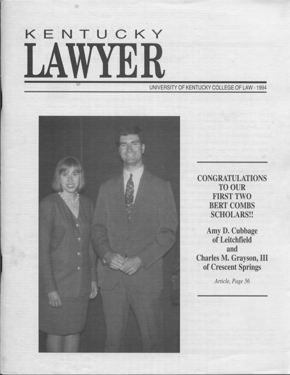 Kentucky Lawyer, 1994
