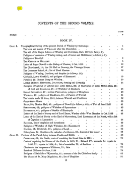 CONTENTS of the SECOND VOLUME. B
