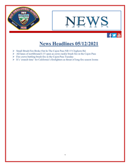 News Headlines 05/12/2021