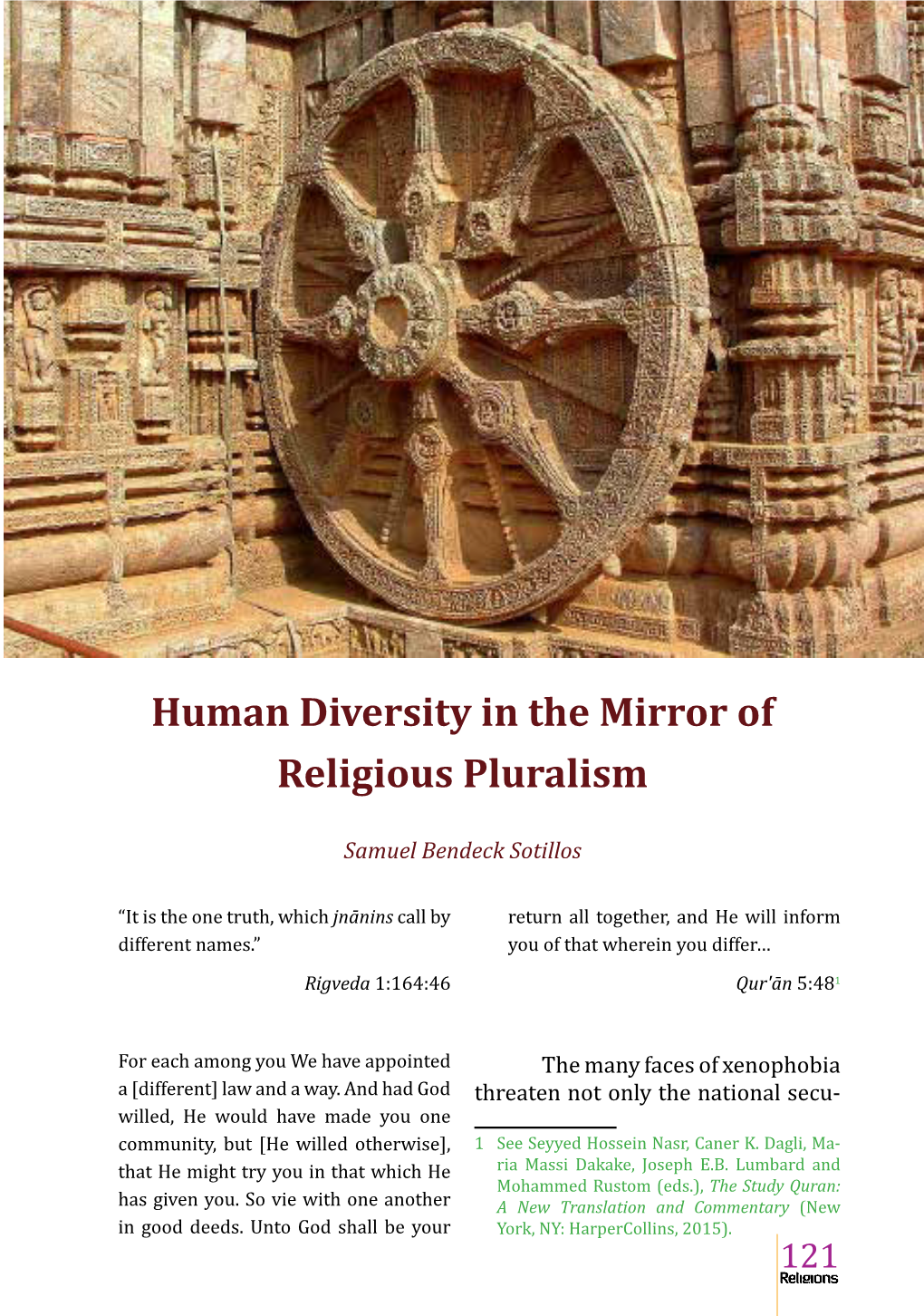 Human Diversity in the Mirror of Religious Pluralism