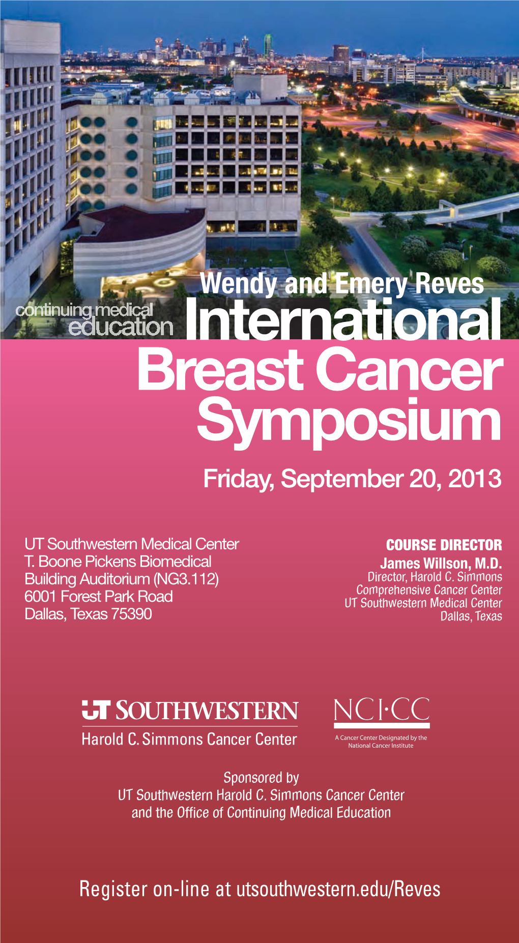 Wendy and Emery Reves International Breast Cancer Symposium Brochure