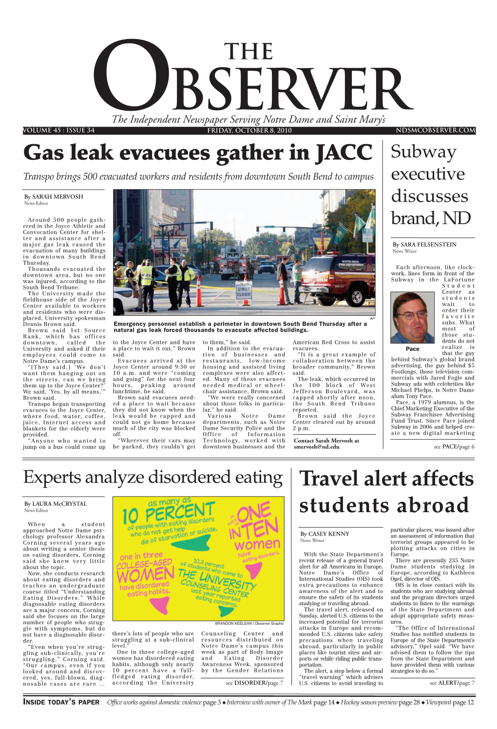 Gas Leak Evacuees Gather in JACC Travel Alert Affects Students Abroad