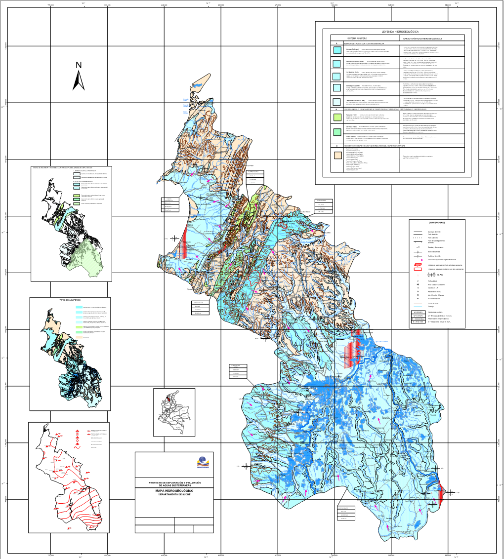 Mapa Hidrogeológico M 115 + 0.6