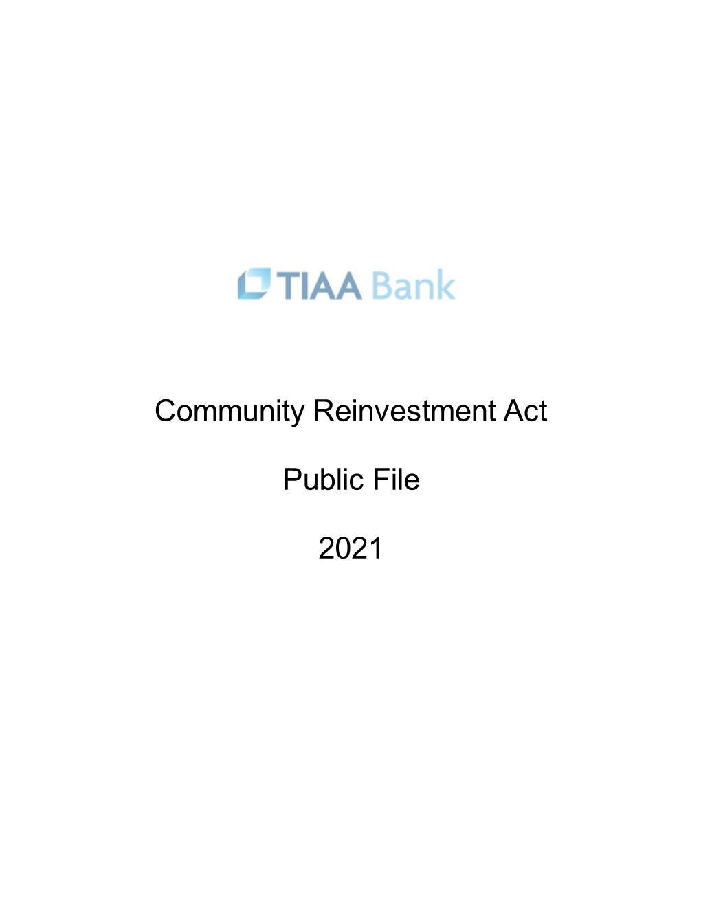 TIAA Bank's Public File