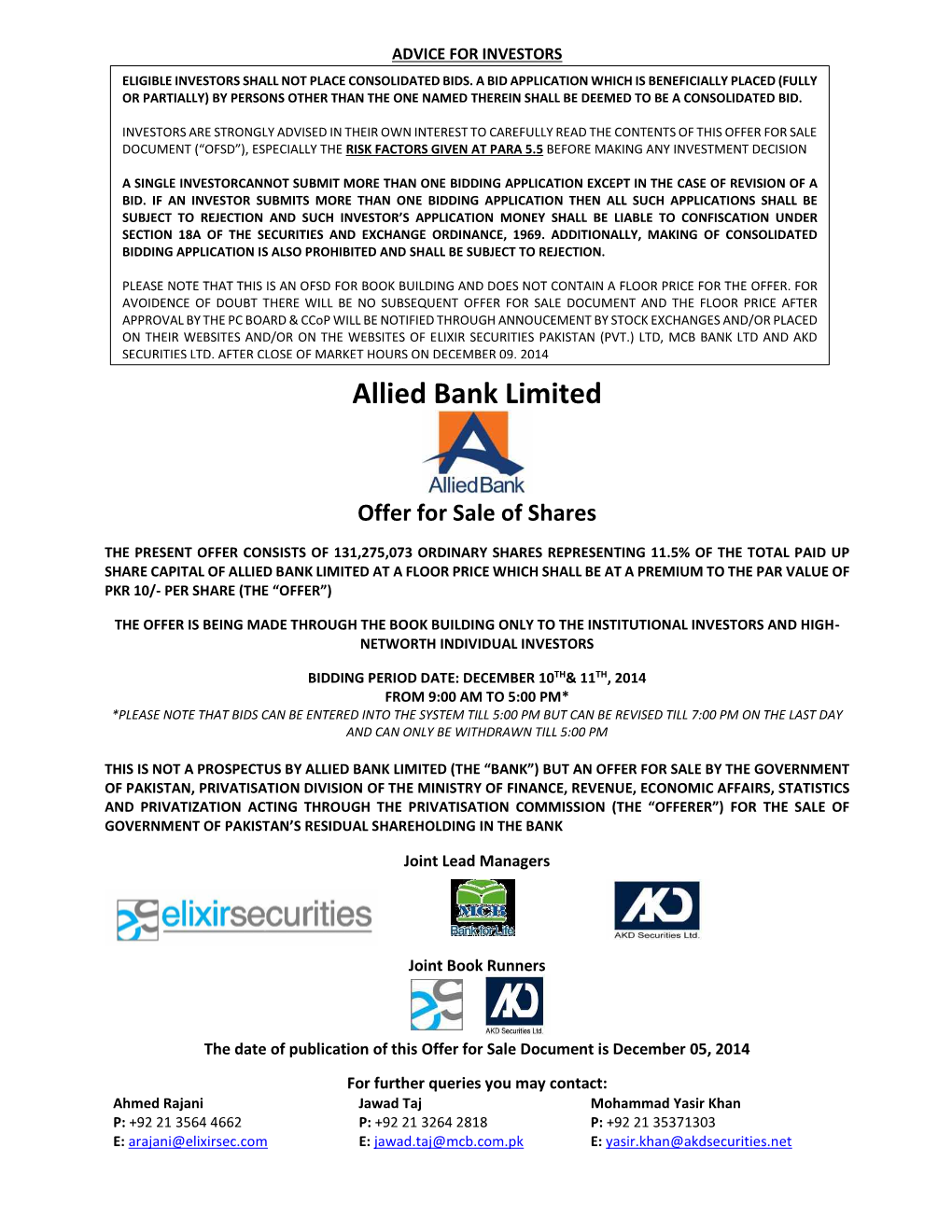 Allied Bank Limited