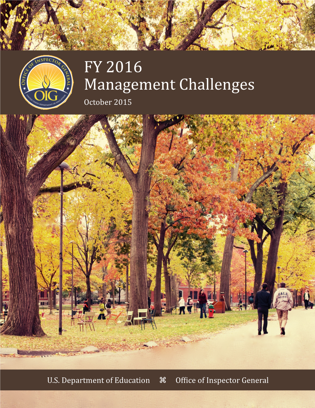 FY 2016 Management Challenges for U.S. Department of Education