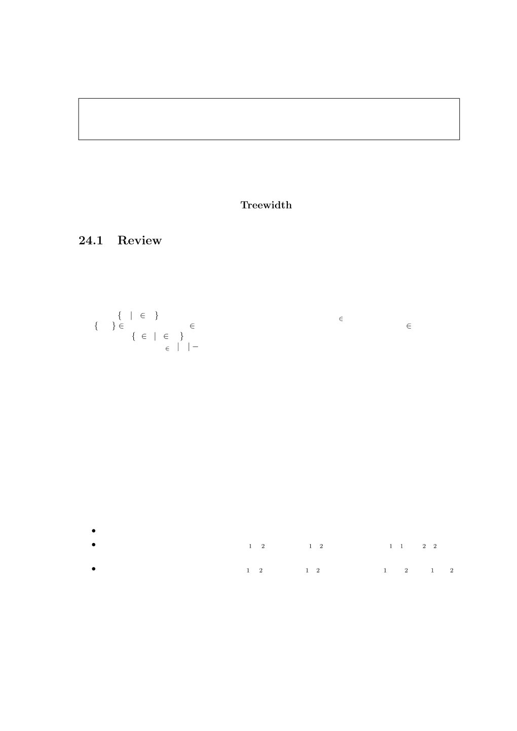 Note the Treewidth Is Not Bounded by Maximum√ Degree