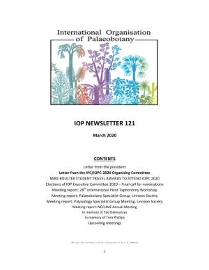 Iop Newsletter 121