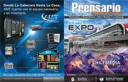 Expo SCTE, Nextv Latam SCTE’S Cable-Tec, Nextv Y Chile Media Show Latam and Chile Media Show