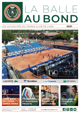 2021 Les Actualités Du Tennis Club De Lyon