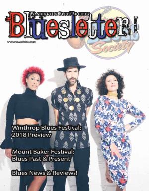 July 2018 BLUESLETTER Washington Blues Society in This Issue