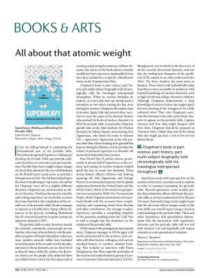 About That Atomic Weight