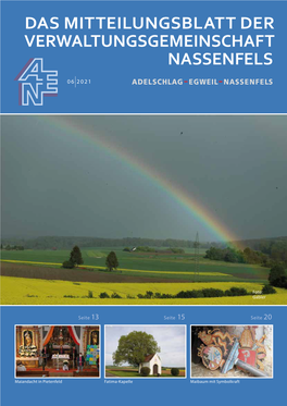Das Mitteilungsblatt Der Verwaltungsgemeinschaft Nassenfels