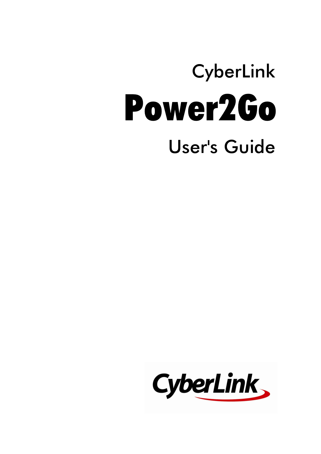 Cyberlink Power2go User's Guide Copyright and Disclaimer All Rights Reserved