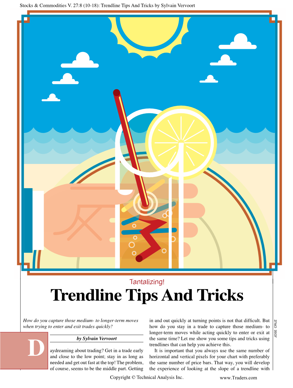Trendline Tips and Tricks by Sylvain Vervoort