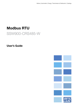 Modbus RTU SSW900-CRS485-W