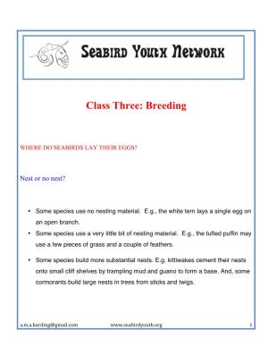 Class Three: Breeding
