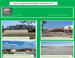 Kalulushi Investment Profile 2017