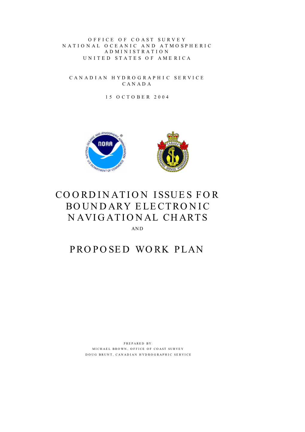 Canada US ENC Boundary Issues 15Oct20044