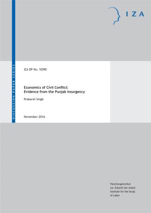 Economics of Civil Conflict: Evidence from the Punjab Insurgency