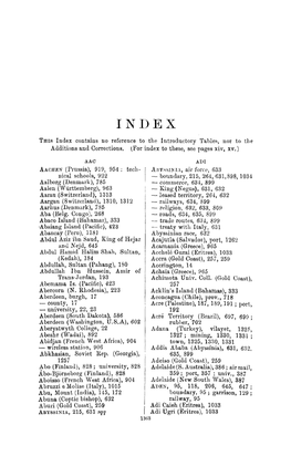 For Index to These, See Pages Xiv, Xv.)