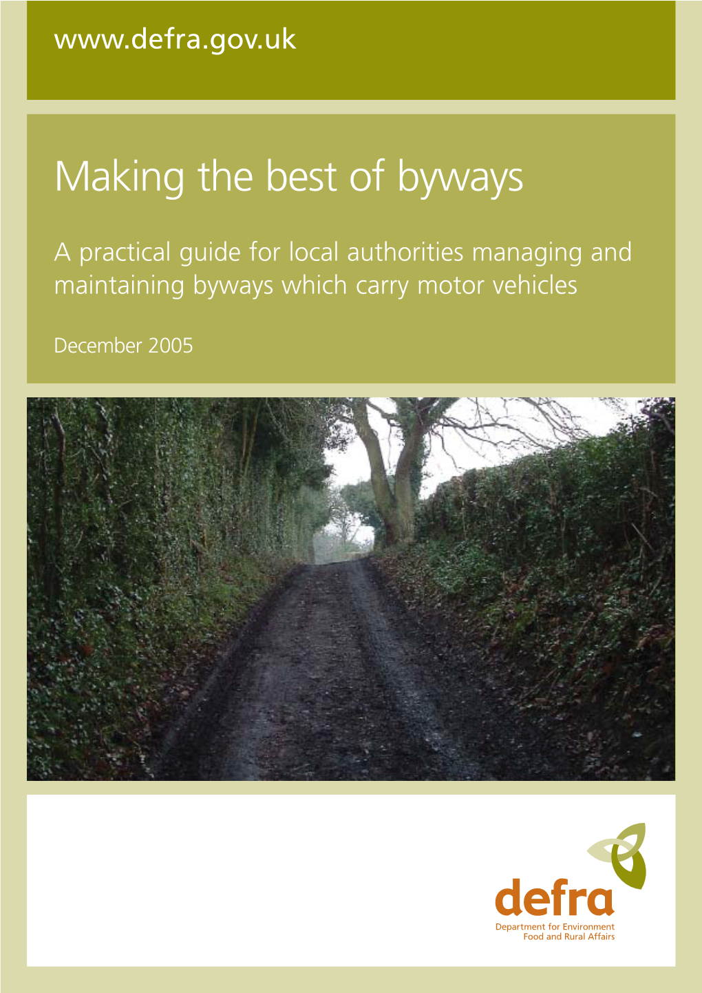 Making the Best of Byways