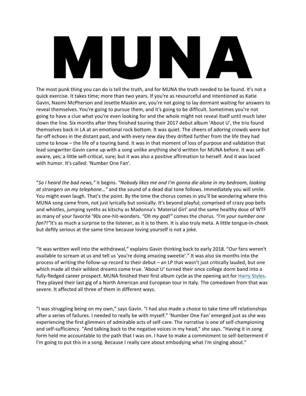 The Most Punk Thing You Can Do Is Tell the Truth, and for MUNA the Truth Needed to Be Found