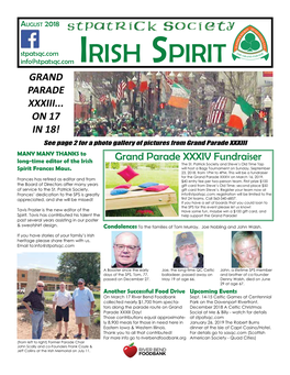 Irish Spirit GRAND PARADE XXXIII