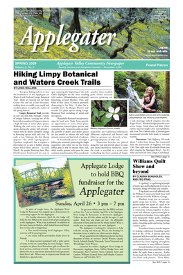 Hiking Limpy Botanical and Waters Creek Trails by Linda Mullens Two Great Hiking Trails in Or Near Spot Carpeting the Beginning of the Trail