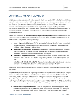 Chapter 11 Freight Movement