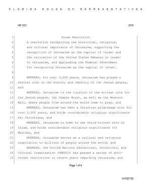 Hr1027-00 Page 1 of 4 House Resolution 1 A