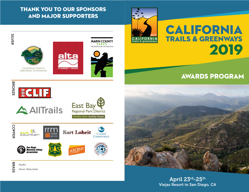 California Trails & Greenways 2019