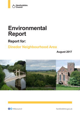 Dinedor Environmental Report August 2017
