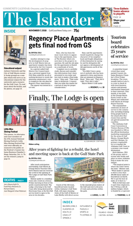 Finally, the Lodge Is Open Wharf and Celebrated Gulf Shores & Orange Beach Tourism