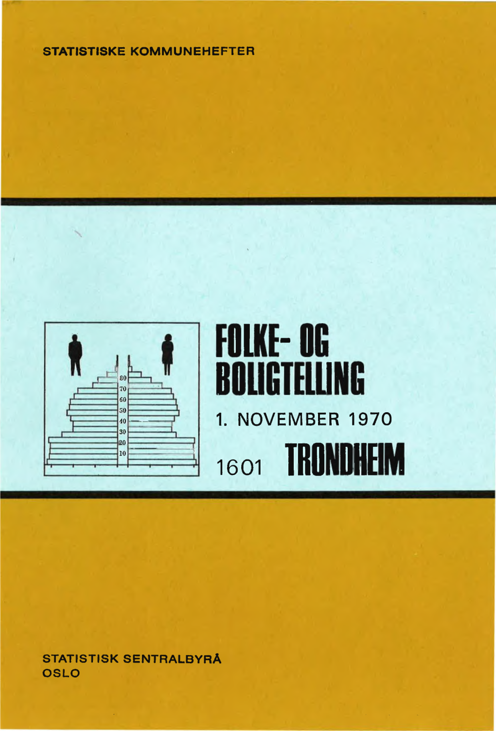 Folke- Og Boligtelling 1. November 1970. 1601 Trondheim