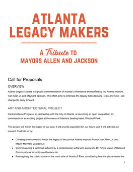Legacy Makers Call