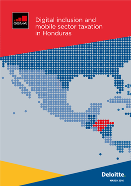 Digital Inclusion and Mobile Sector Taxation in Honduras