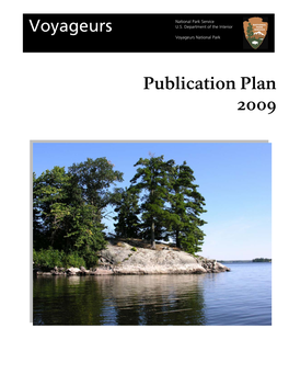Publication Plan, Voyageurs National Park