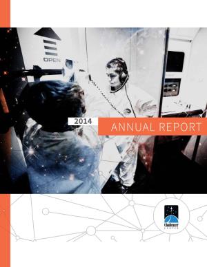 2014 Annual Report Challenger Center - 2014