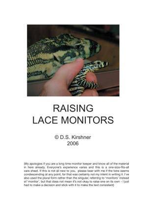 Raising Lace Monitors