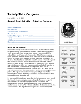 Twenty-Third Congress